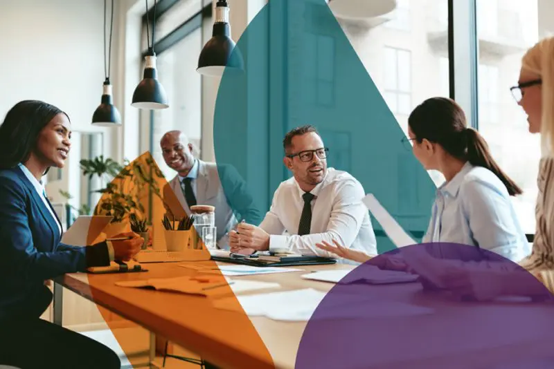 Cloud consulting team meeting